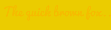 Image with Font Color F5BC00 and Background Color EBCC00